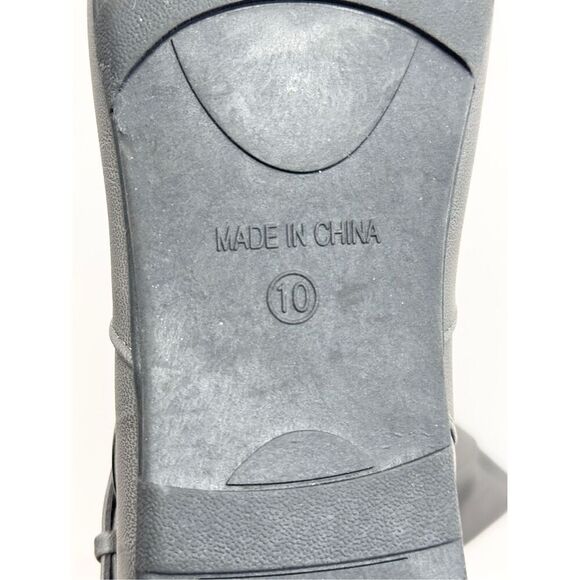 Journee Collection Knee High Boots Gray Size 10 Wide Calf Slouchy Style NEW - Picture 9 of 10